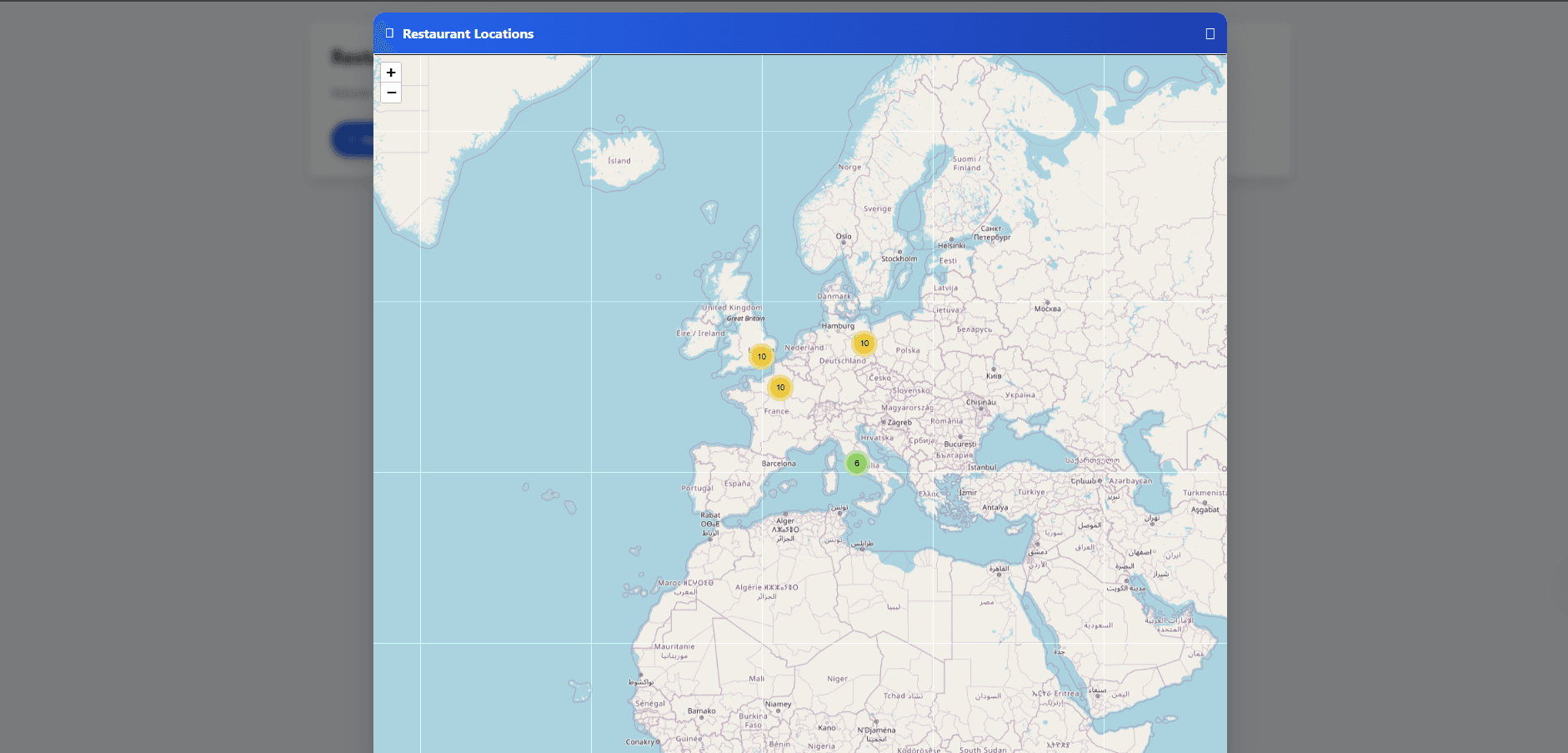 Map Clustering Demo