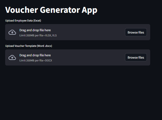 Excel to Word Voucher